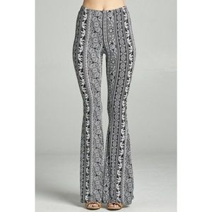 6 for $25  Boho flare elephant bottoms